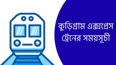 কুড়িগ্রাম এক্সপ্রেস ট্রেনের সময়সূচী