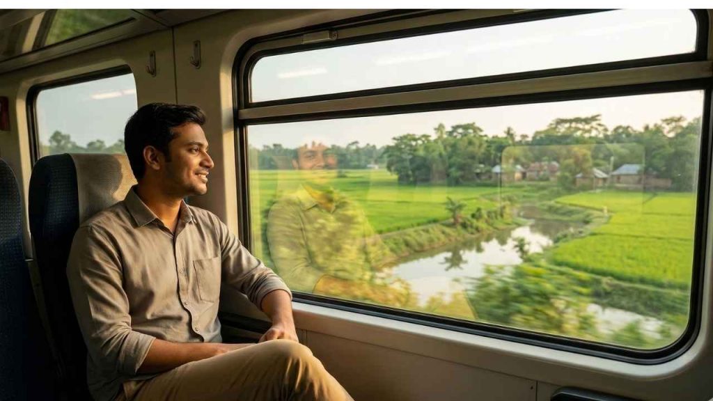 কমলাপুর থেকে উত্তরবঙ্গের ট্রেনের সময়সূচি উপভোগকারী যাত্রী